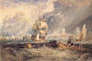 J.M.W. Turner Portsmouth oil painting on canvas